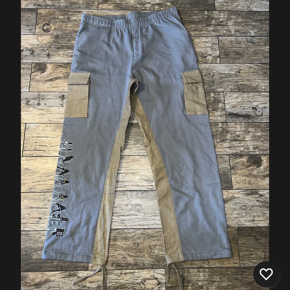 Warren Lotus Hybrid Hammer Cargo Pants beige XXL Sweatpants Streetwear